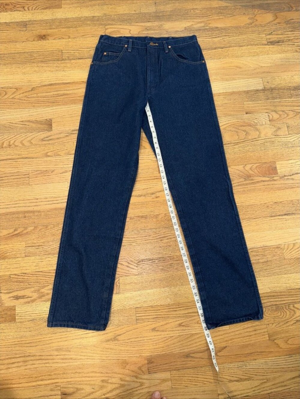 Wrangler Mens Cowboy Cut Original Fit Denim Blue Jeans 1013MWZPW Size 36x38